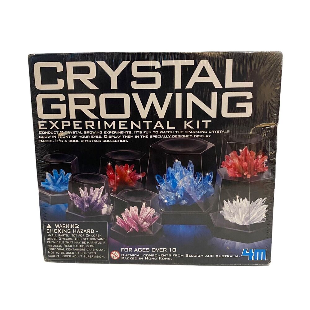 4M Crystal Growing Experimental Geology Science Kit Brand New Factory Sealed